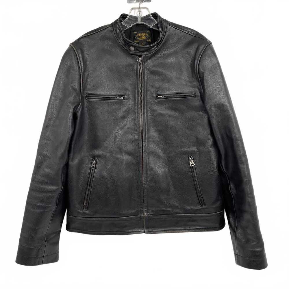Lucky Brand Black Label Leather Jacket | Men’s M Brown